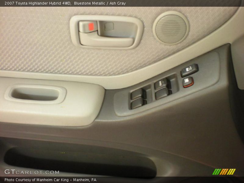 Bluestone Metallic / Ash Gray 2007 Toyota Highlander Hybrid 4WD