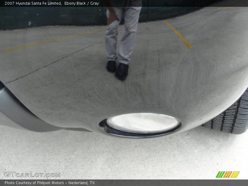 Ebony Black / Gray 2007 Hyundai Santa Fe Limited