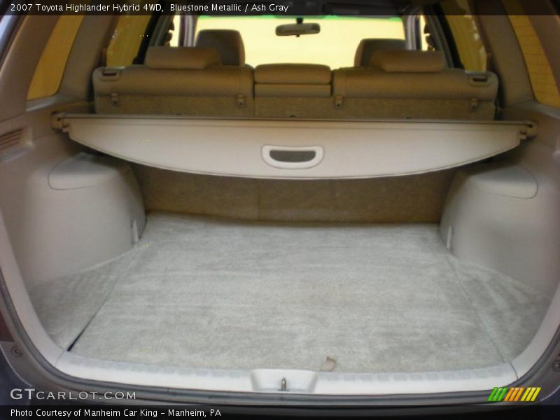 Bluestone Metallic / Ash Gray 2007 Toyota Highlander Hybrid 4WD