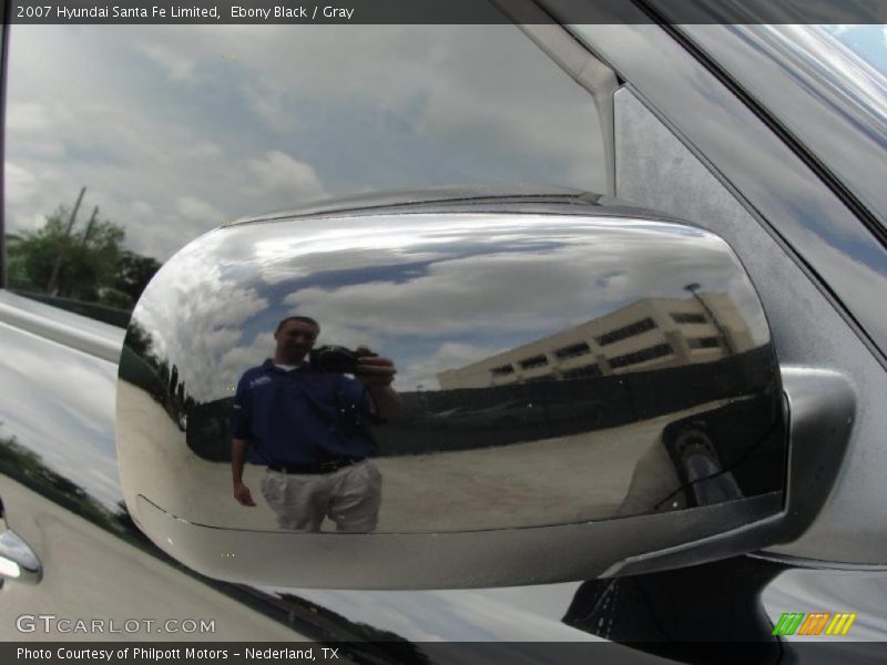 Ebony Black / Gray 2007 Hyundai Santa Fe Limited