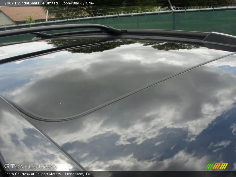 Ebony Black / Gray 2007 Hyundai Santa Fe Limited