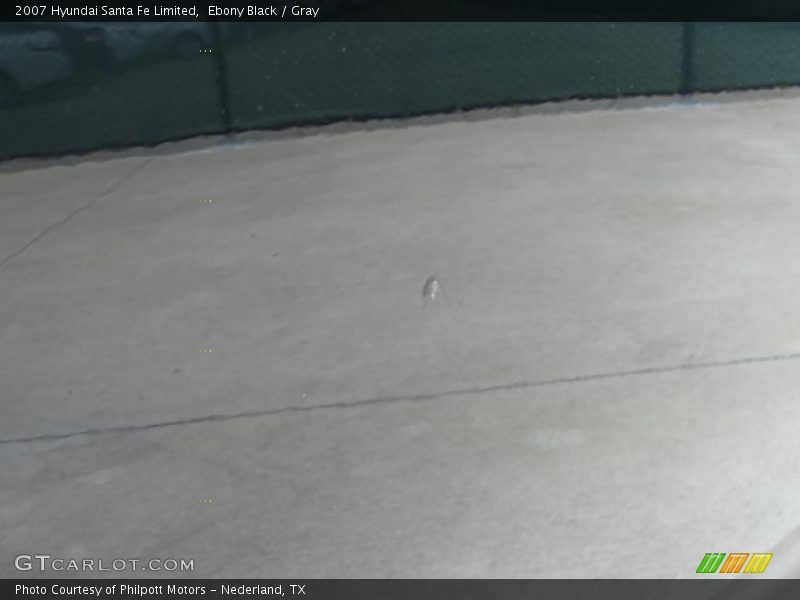 Ebony Black / Gray 2007 Hyundai Santa Fe Limited