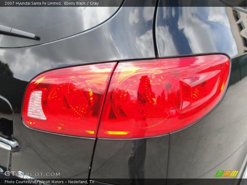 Ebony Black / Gray 2007 Hyundai Santa Fe Limited