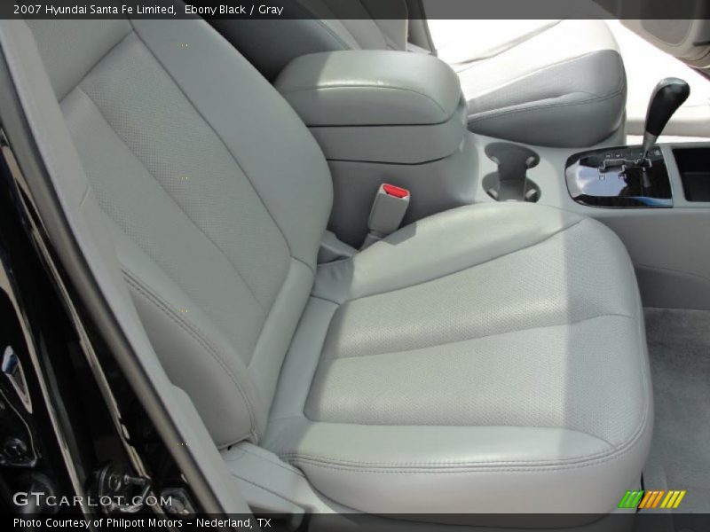 Ebony Black / Gray 2007 Hyundai Santa Fe Limited