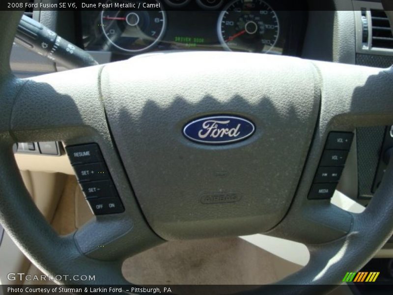Dune Pearl Metallic / Camel 2008 Ford Fusion SE V6
