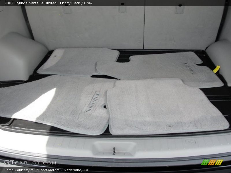 Ebony Black / Gray 2007 Hyundai Santa Fe Limited