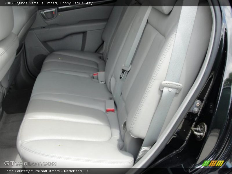 Ebony Black / Gray 2007 Hyundai Santa Fe Limited