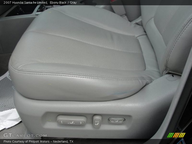 Ebony Black / Gray 2007 Hyundai Santa Fe Limited
