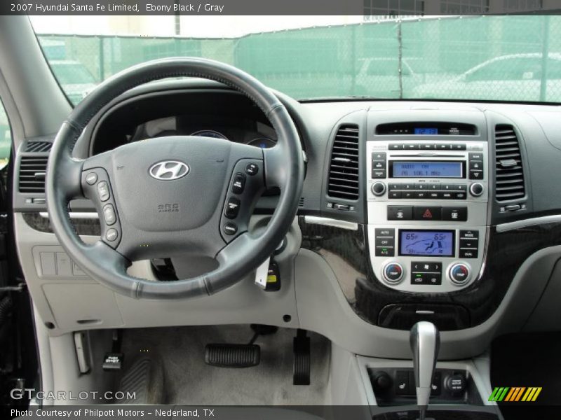 Ebony Black / Gray 2007 Hyundai Santa Fe Limited