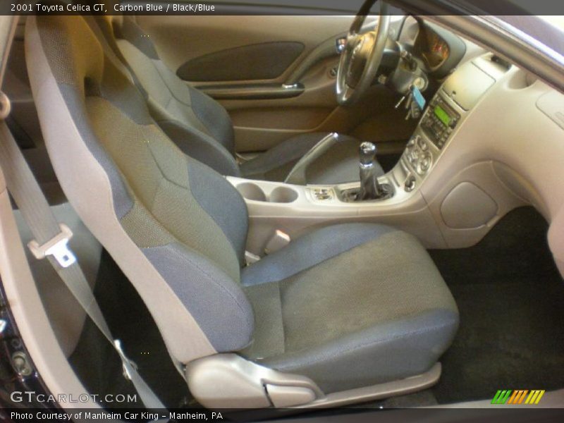 Carbon Blue / Black/Blue 2001 Toyota Celica GT