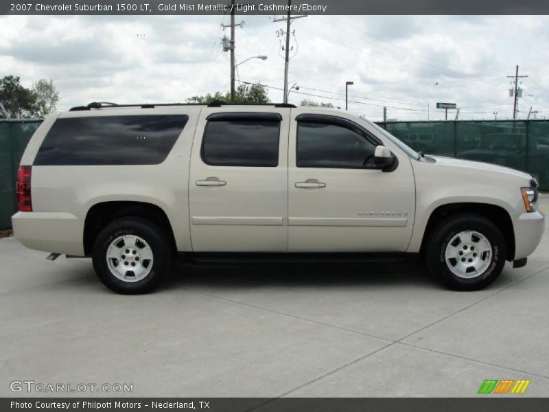 Gold Mist Metallic / Light Cashmere/Ebony 2007 Chevrolet Suburban 1500 LT