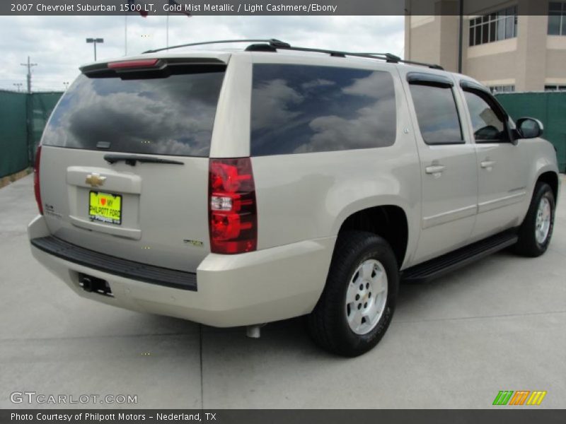 Gold Mist Metallic / Light Cashmere/Ebony 2007 Chevrolet Suburban 1500 LT