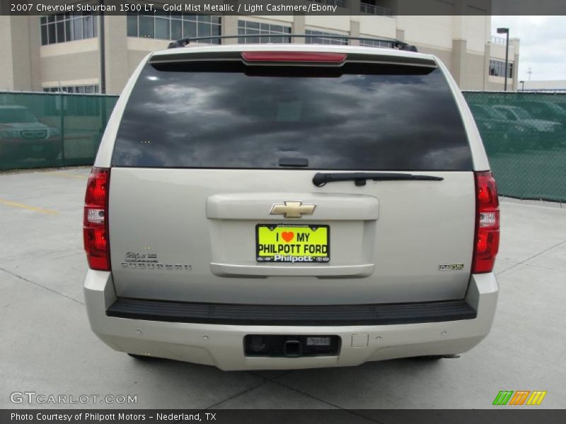 Gold Mist Metallic / Light Cashmere/Ebony 2007 Chevrolet Suburban 1500 LT
