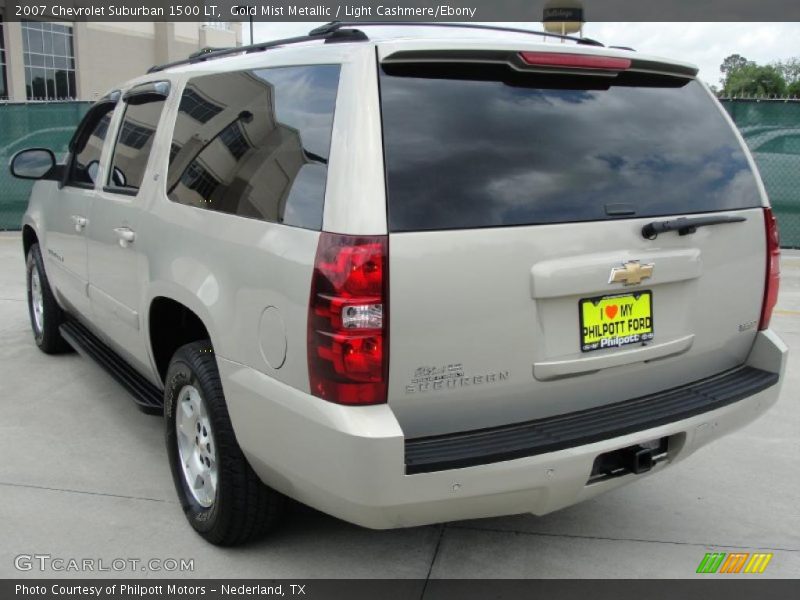 Gold Mist Metallic / Light Cashmere/Ebony 2007 Chevrolet Suburban 1500 LT