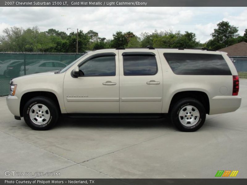 Gold Mist Metallic / Light Cashmere/Ebony 2007 Chevrolet Suburban 1500 LT