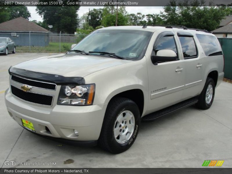 Gold Mist Metallic / Light Cashmere/Ebony 2007 Chevrolet Suburban 1500 LT