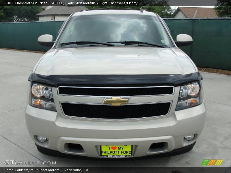 Gold Mist Metallic / Light Cashmere/Ebony 2007 Chevrolet Suburban 1500 LT