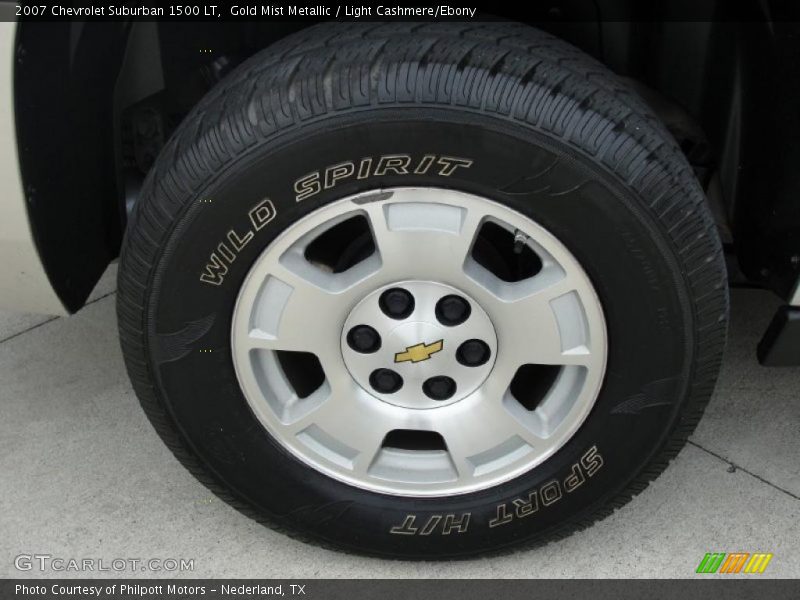 Gold Mist Metallic / Light Cashmere/Ebony 2007 Chevrolet Suburban 1500 LT