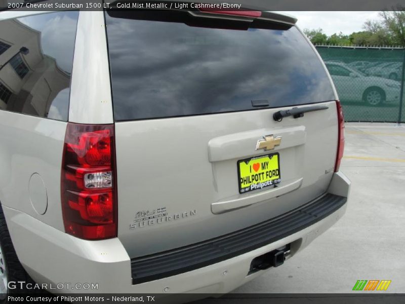 Gold Mist Metallic / Light Cashmere/Ebony 2007 Chevrolet Suburban 1500 LT