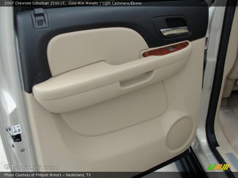 Gold Mist Metallic / Light Cashmere/Ebony 2007 Chevrolet Suburban 1500 LT