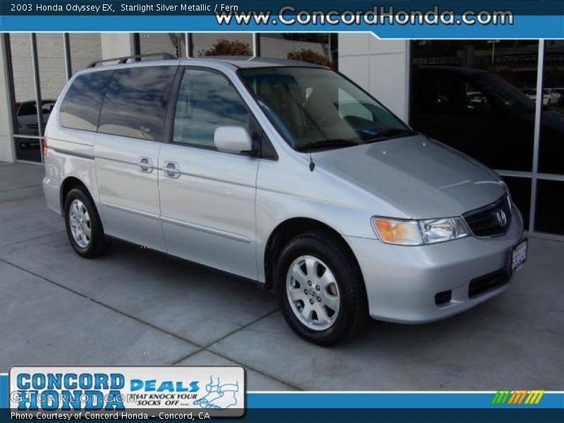 Starlight Silver Metallic / Fern 2003 Honda Odyssey EX