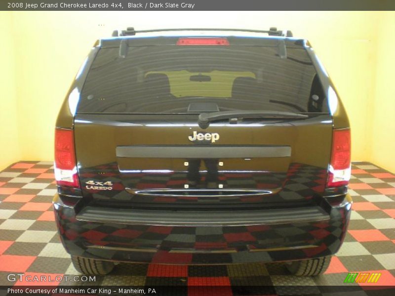 Black / Dark Slate Gray 2008 Jeep Grand Cherokee Laredo 4x4