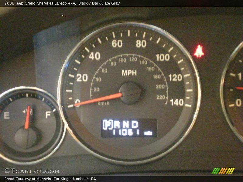 Black / Dark Slate Gray 2008 Jeep Grand Cherokee Laredo 4x4