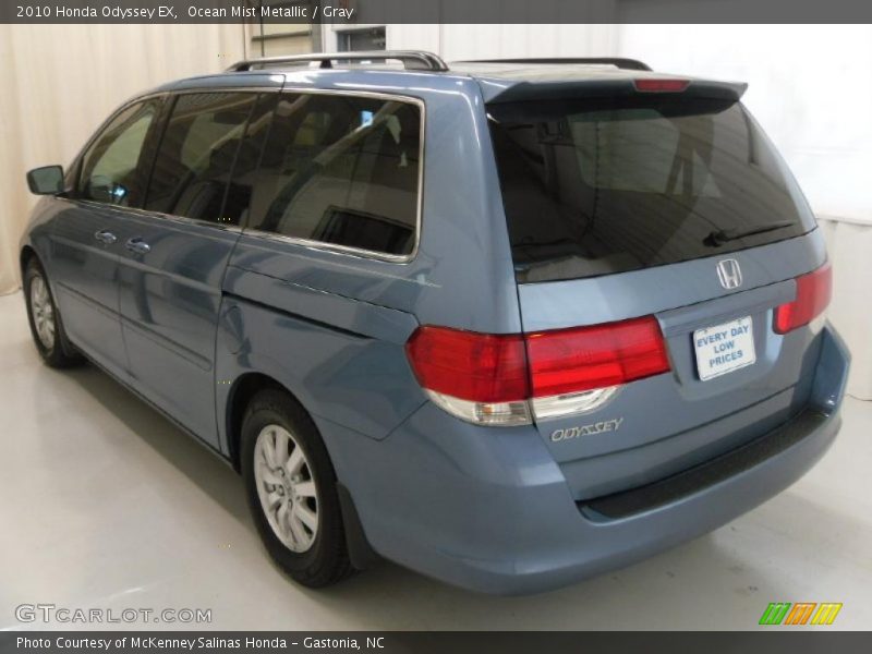 Ocean Mist Metallic / Gray 2010 Honda Odyssey EX