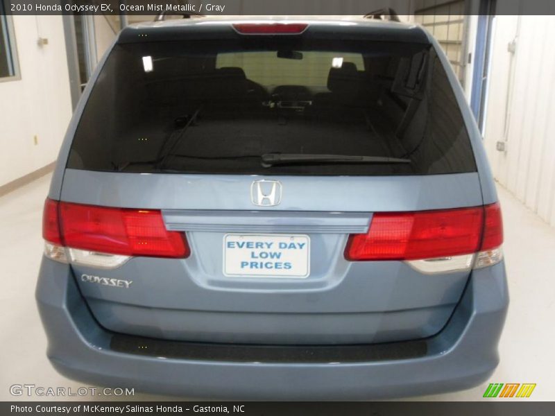 Ocean Mist Metallic / Gray 2010 Honda Odyssey EX