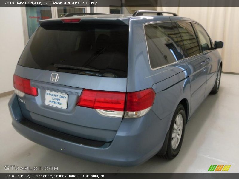 Ocean Mist Metallic / Gray 2010 Honda Odyssey EX