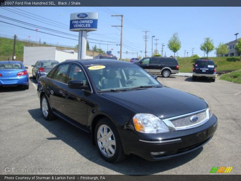 Black / Shale 2007 Ford Five Hundred SEL