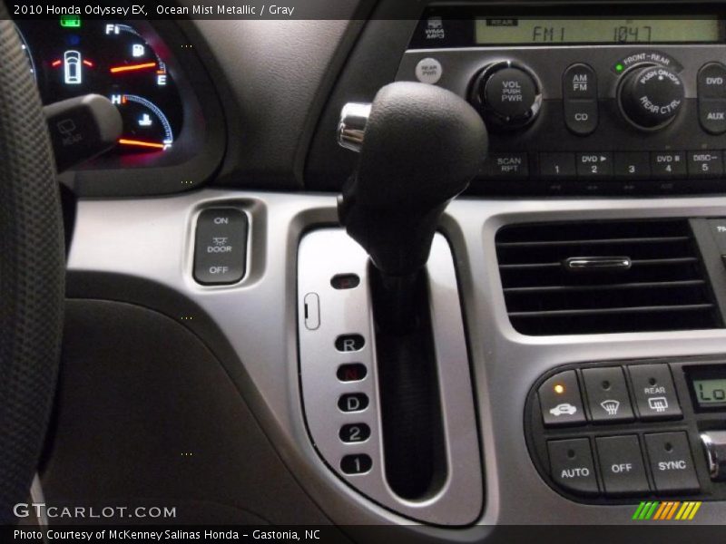 Ocean Mist Metallic / Gray 2010 Honda Odyssey EX