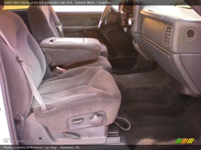 Summit White / Graphite 1999 GMC Sierra 1500 SLE Extended Cab 4x4