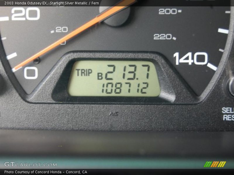 Starlight Silver Metallic / Fern 2003 Honda Odyssey EX