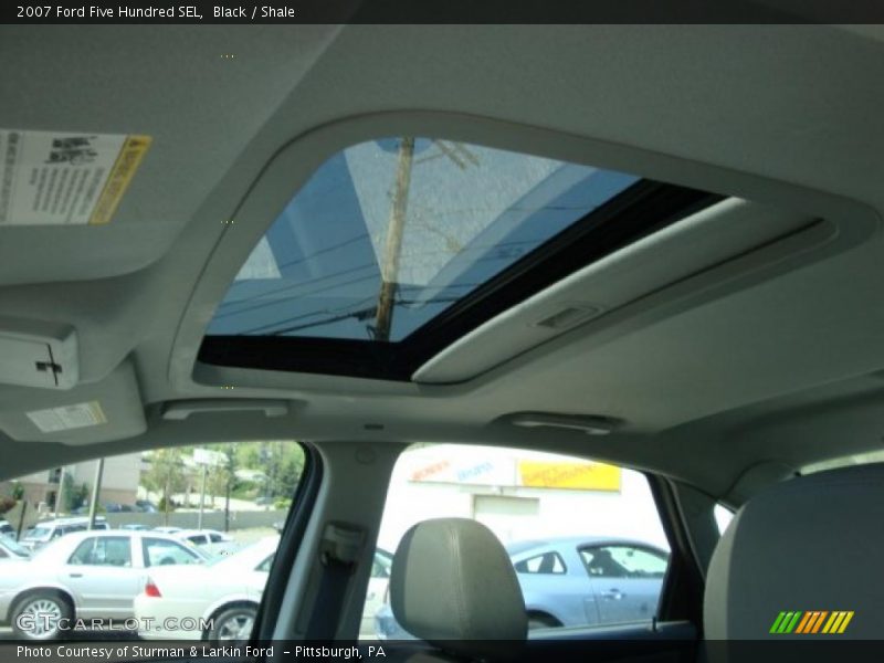 Black / Shale 2007 Ford Five Hundred SEL