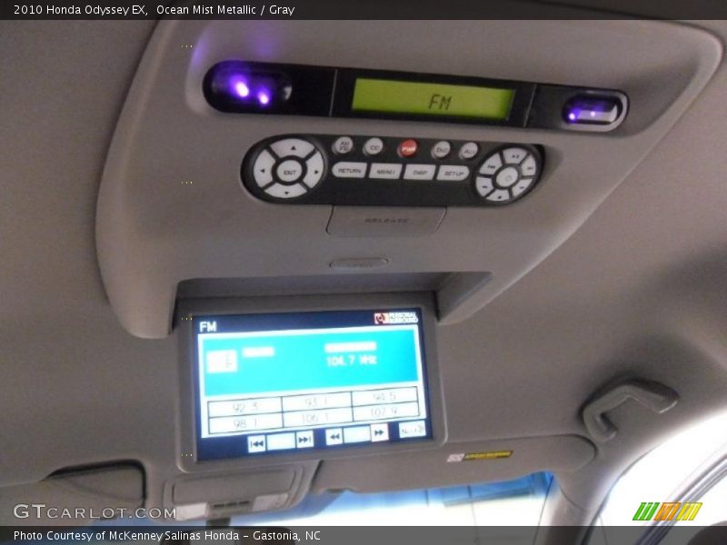 Ocean Mist Metallic / Gray 2010 Honda Odyssey EX