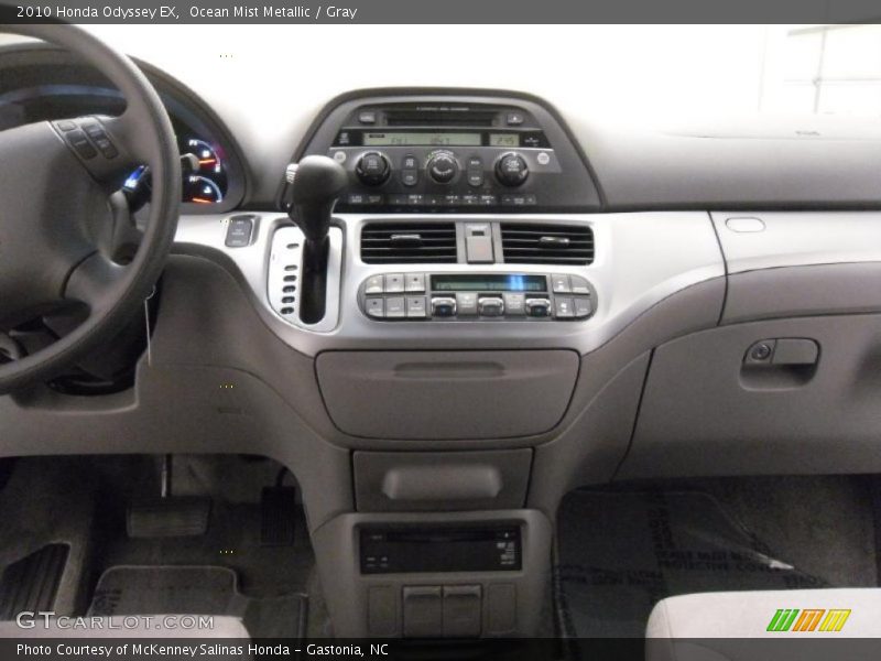 Ocean Mist Metallic / Gray 2010 Honda Odyssey EX