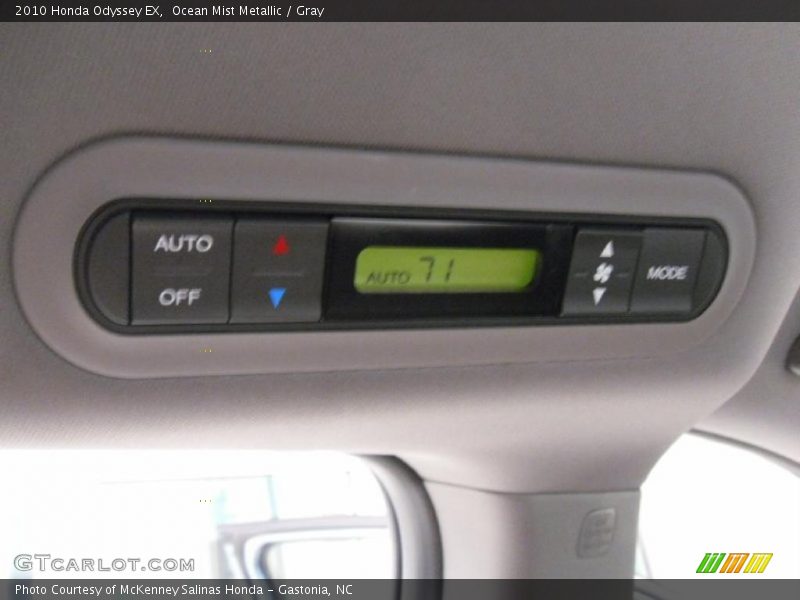 Ocean Mist Metallic / Gray 2010 Honda Odyssey EX