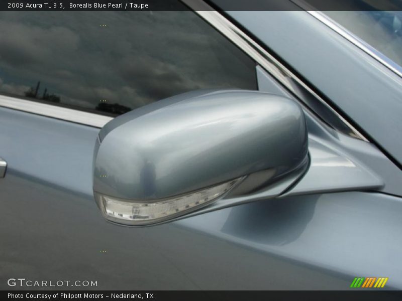 Borealis Blue Pearl / Taupe 2009 Acura TL 3.5