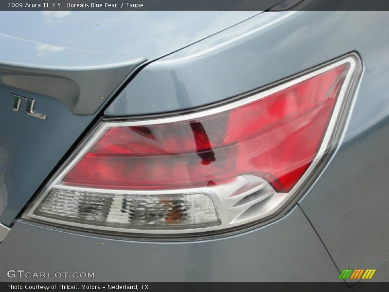 Borealis Blue Pearl / Taupe 2009 Acura TL 3.5