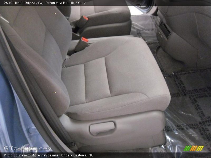 Ocean Mist Metallic / Gray 2010 Honda Odyssey EX