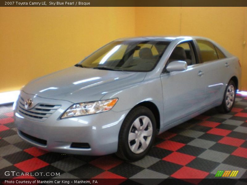 Sky Blue Pearl / Bisque 2007 Toyota Camry LE