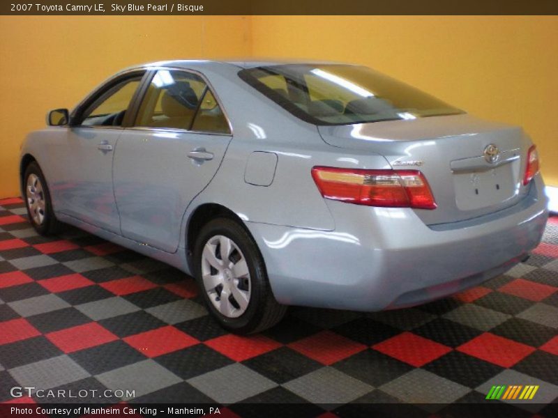 Sky Blue Pearl / Bisque 2007 Toyota Camry LE