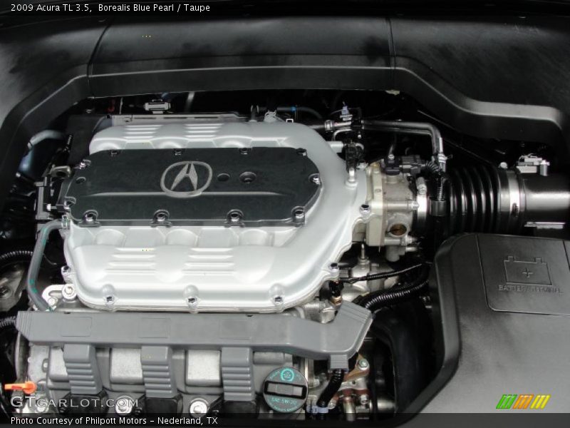 Borealis Blue Pearl / Taupe 2009 Acura TL 3.5