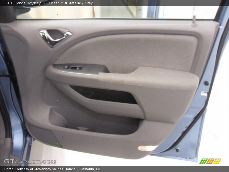Ocean Mist Metallic / Gray 2010 Honda Odyssey EX