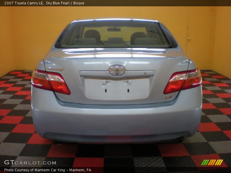 Sky Blue Pearl / Bisque 2007 Toyota Camry LE