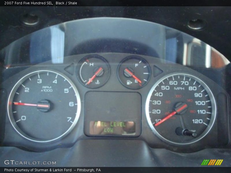 Black / Shale 2007 Ford Five Hundred SEL