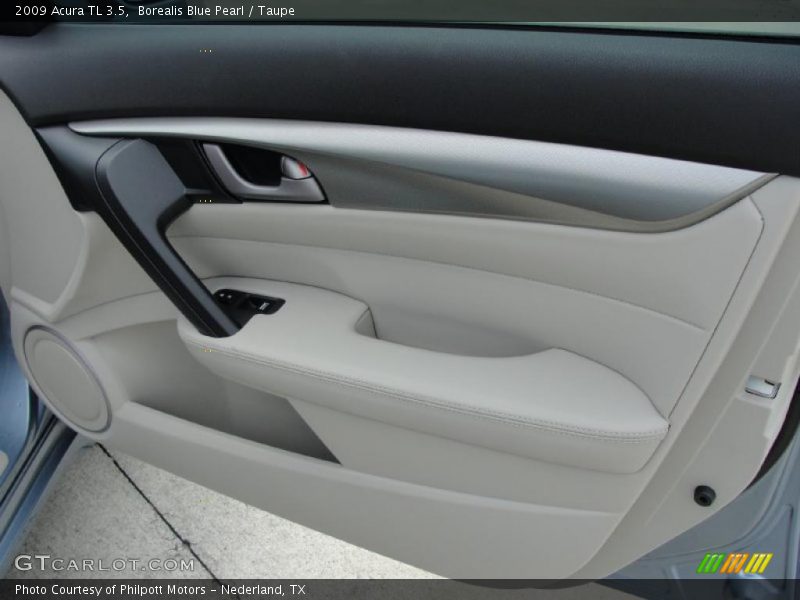 Borealis Blue Pearl / Taupe 2009 Acura TL 3.5