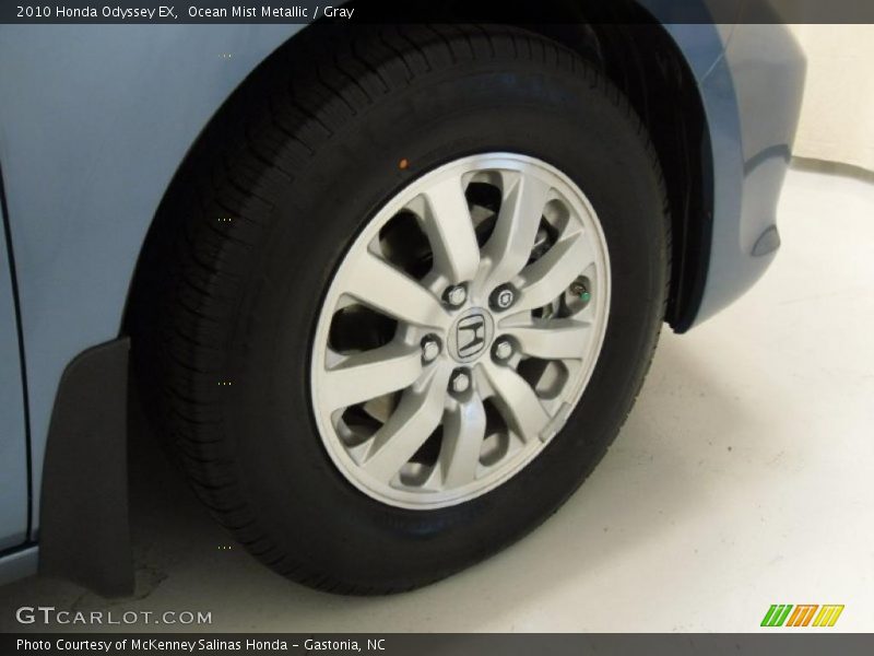 Ocean Mist Metallic / Gray 2010 Honda Odyssey EX