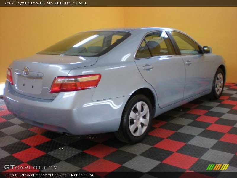 Sky Blue Pearl / Bisque 2007 Toyota Camry LE